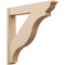 Ekena Millwork 8-in W x 46-in D x 46-in H Funston Trad Rough Cedar Woodgrain TimberThane Outlooker, Primed Tan OUTUR080X46X46FST04RCPR - alternate 1